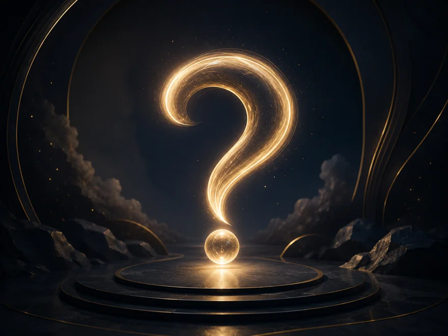 Leuchtendes Fragezeichen — FAQ